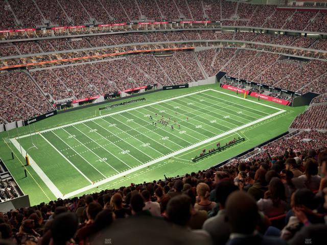 Mercedes-Benz Stadium - Section 345 Seat View