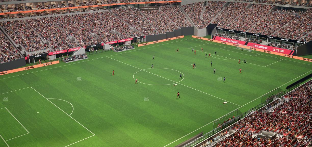 Mercedes-Benz Stadium - Section 345 Seat View