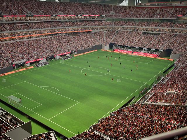 Mercedes-Benz Stadium - Section 347 Seat View