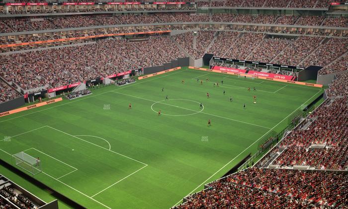 Mercedes-Benz Stadium - Section 347 Seat View