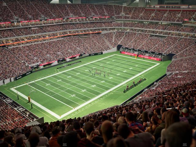 Mercedes-Benz Stadium - Section 347 Seat View