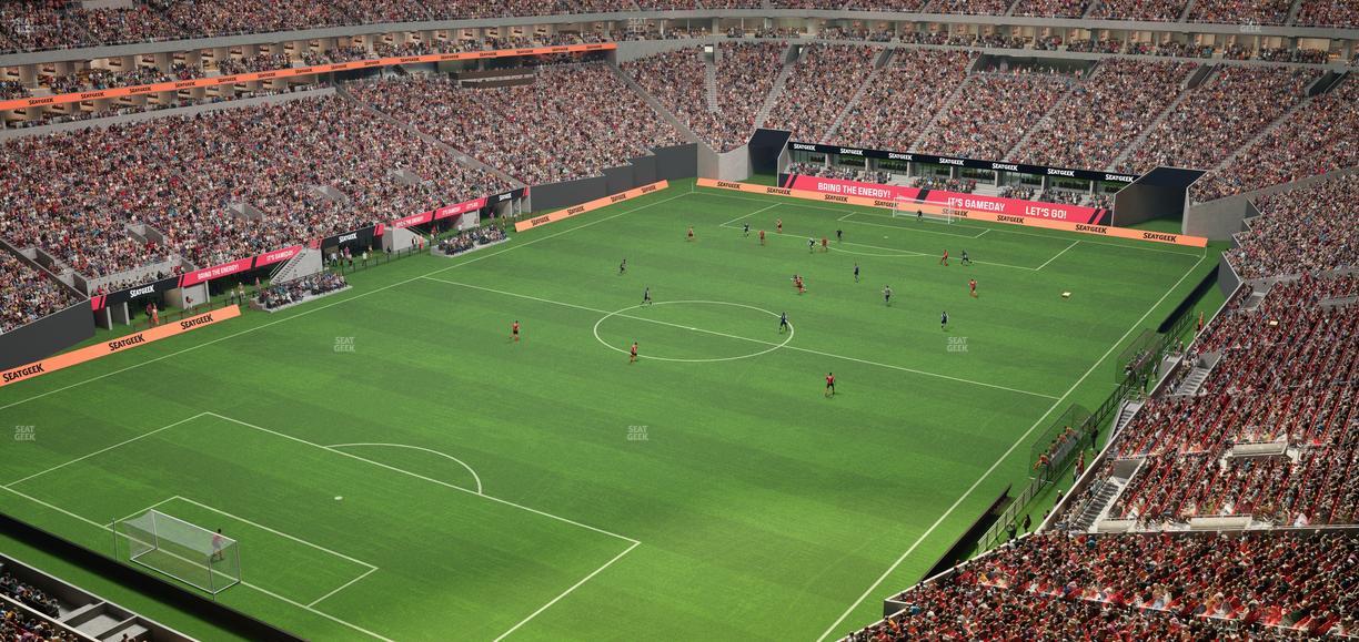 Mercedes-Benz Stadium - Section 348 Seat View