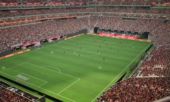 Mercedes-Benz Stadium - Section 348 Seat View