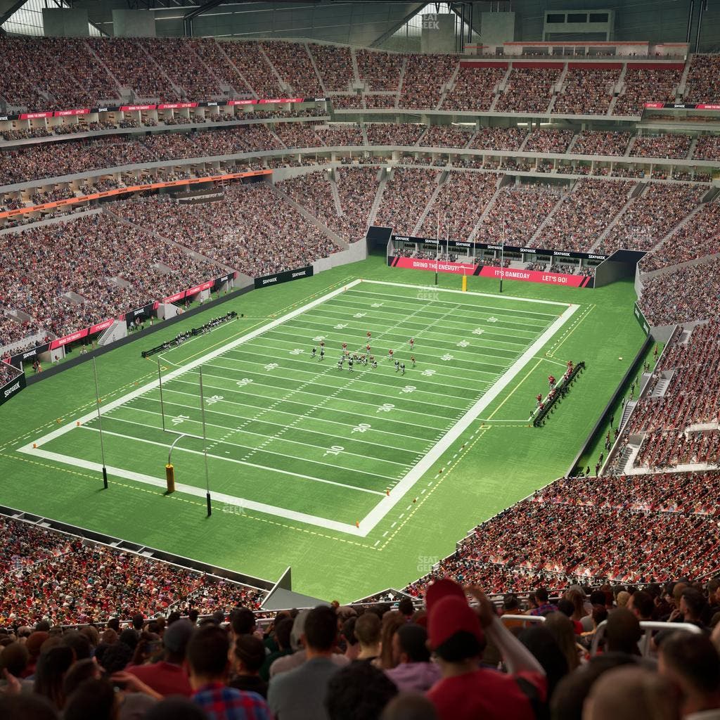 Mercedes-Benz Stadium - Section 350 Seat View