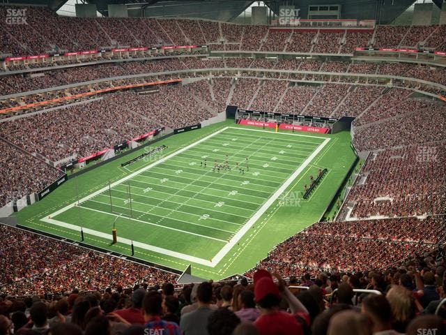 Mercedes-Benz Stadium - Section 350 Seat View