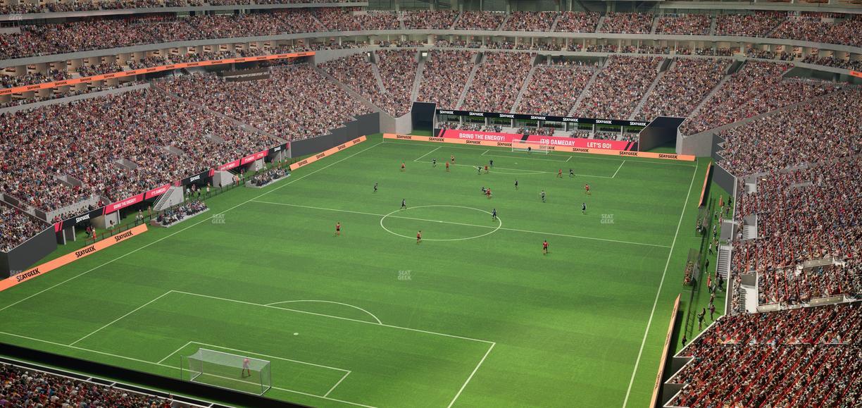 Mercedes-Benz Stadium - Section 350 Seat View