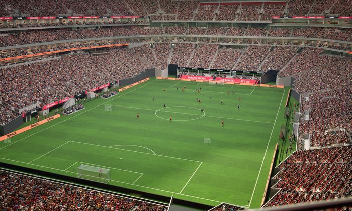 Mercedes-Benz Stadium - Section 350 Seat View