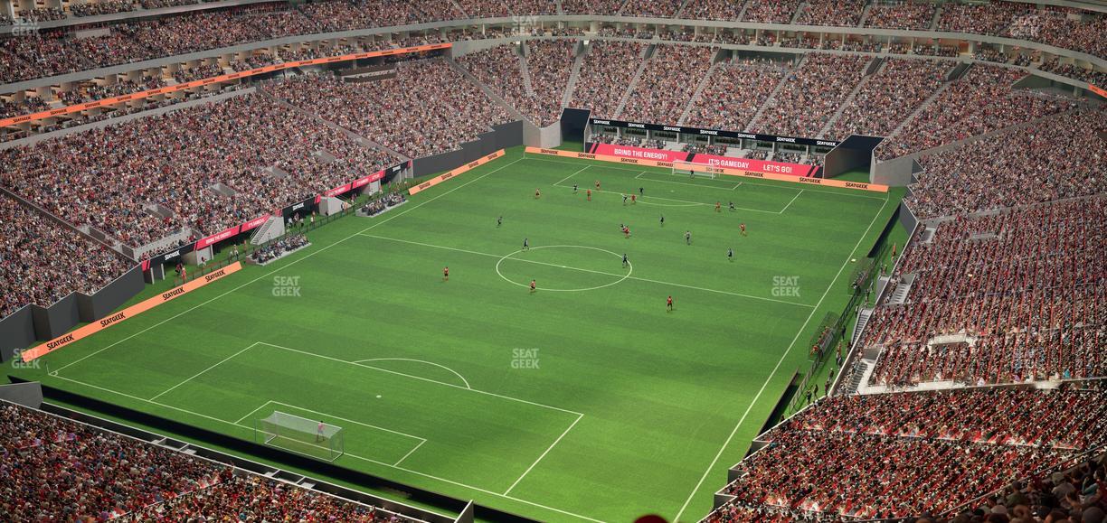 Mercedes-Benz Stadium - Section 350 Seat View