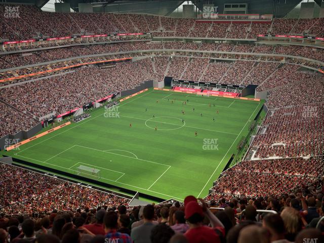 Mercedes-Benz Stadium - Section 350 Seat View