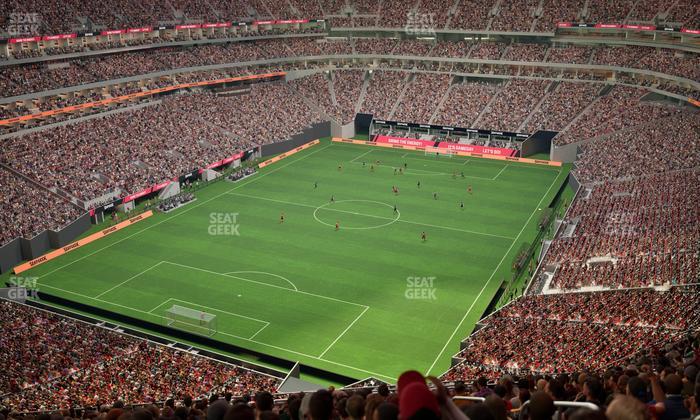 Mercedes-Benz Stadium - Section 350 Seat View