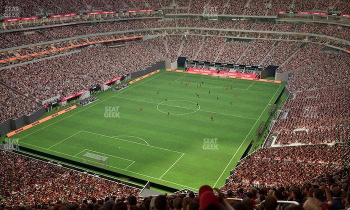 Mercedes-Benz Stadium - Section 350 Seat View