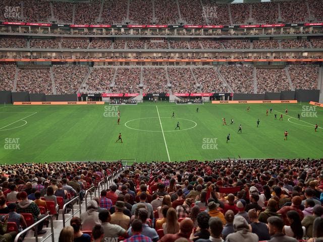 Mercedes-Benz Stadium - Section Centennial Suite 6 Seat View