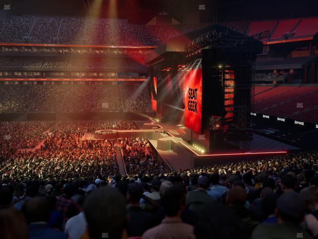 Mercedes-Benz Stadium - Section Club 108 Seat View