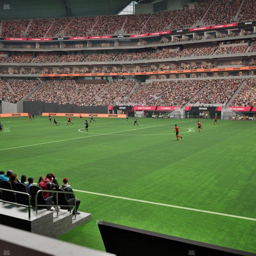 Mercedes-Benz Stadium - Section Club 108 Seat View