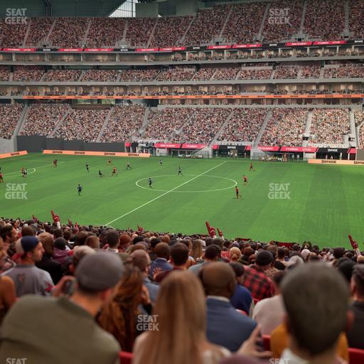 Mercedes-Benz Stadium - Section Club 108 Seat View