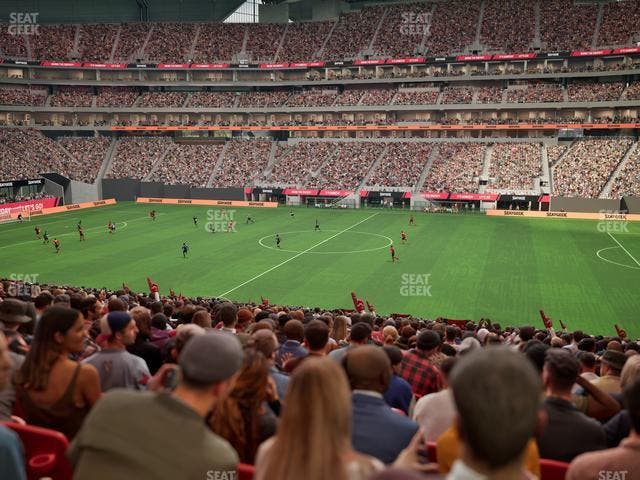 Mercedes-Benz Stadium - Section Club 108 Seat View