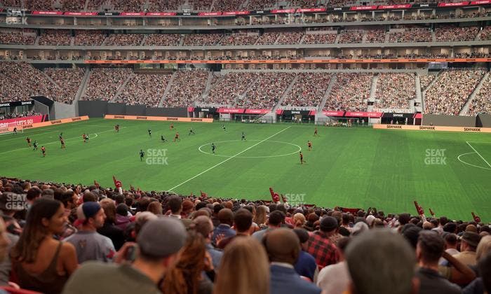 Mercedes-Benz Stadium - Section Club 108 Seat View