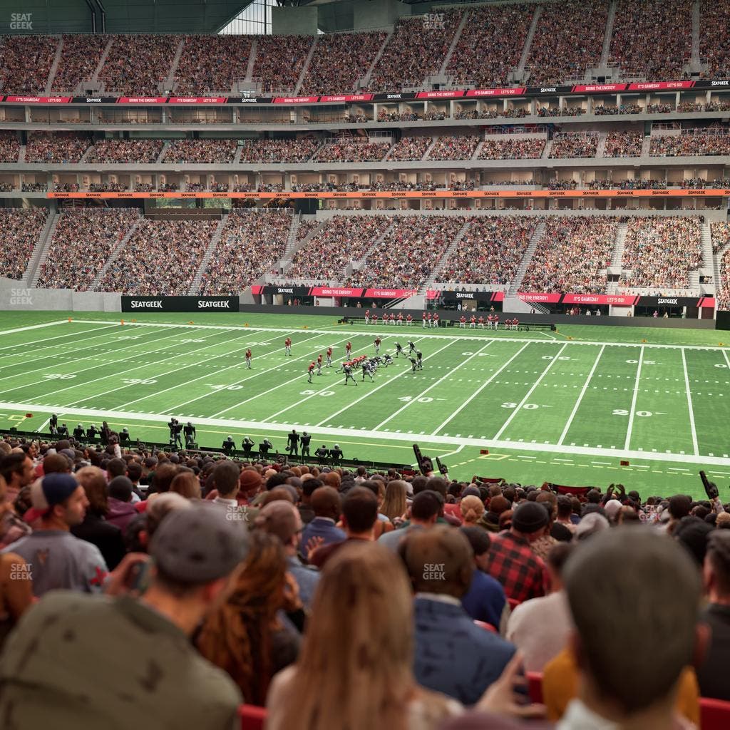 Mercedes-Benz Stadium - Section Club 108 Seat View
