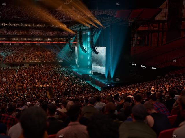 Mercedes-Benz Stadium - Section Club 108 Seat View