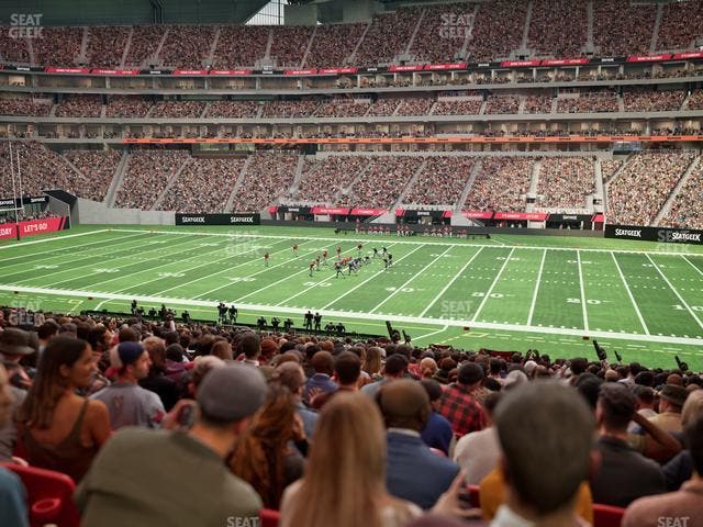 Mercedes-Benz Stadium - Section Club 108 Seat View
