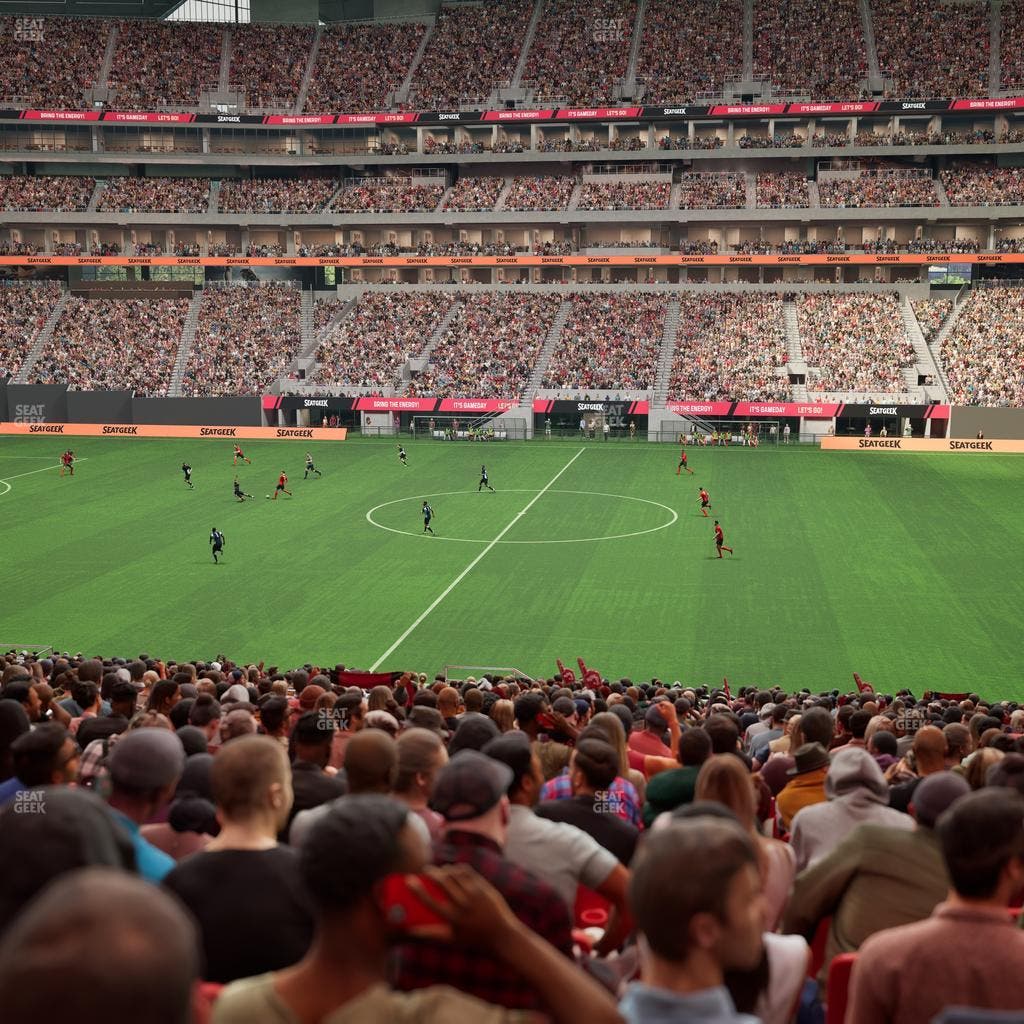 Mercedes-Benz Stadium - Section Club 109 Seat View