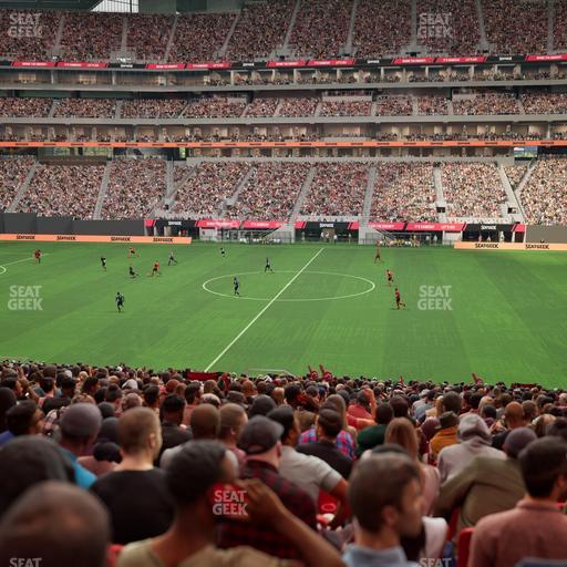 Mercedes-Benz Stadium - Section Club 109 Seat View