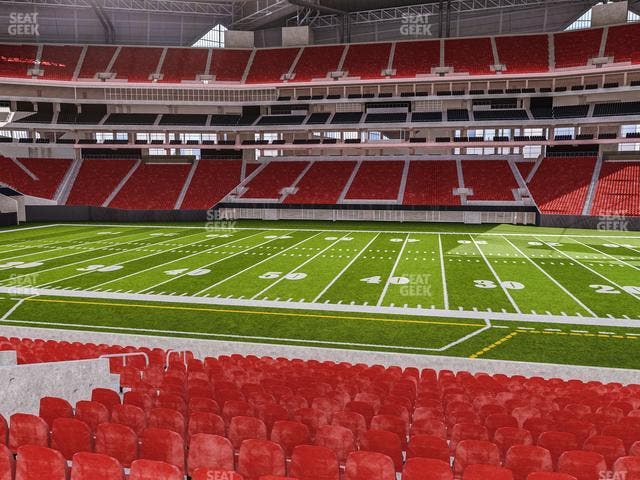 Mercedes-Benz Stadium - Section Club 109 Seat View