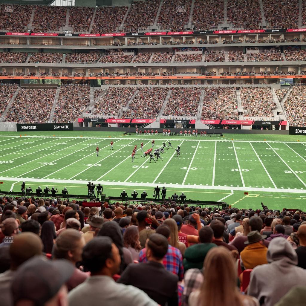 Mercedes-Benz Stadium - Section Club 109 Seat View