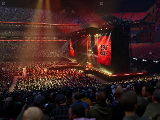 Mercedes-Benz Stadium - Section Club 109 Seat View