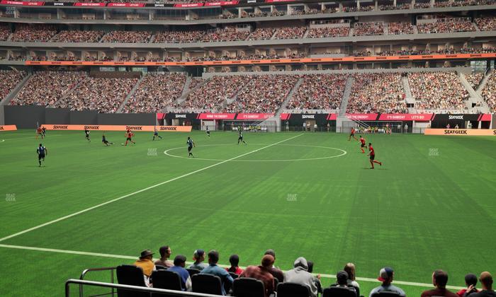 Mercedes-Benz Stadium - Section Club 109 Seat View