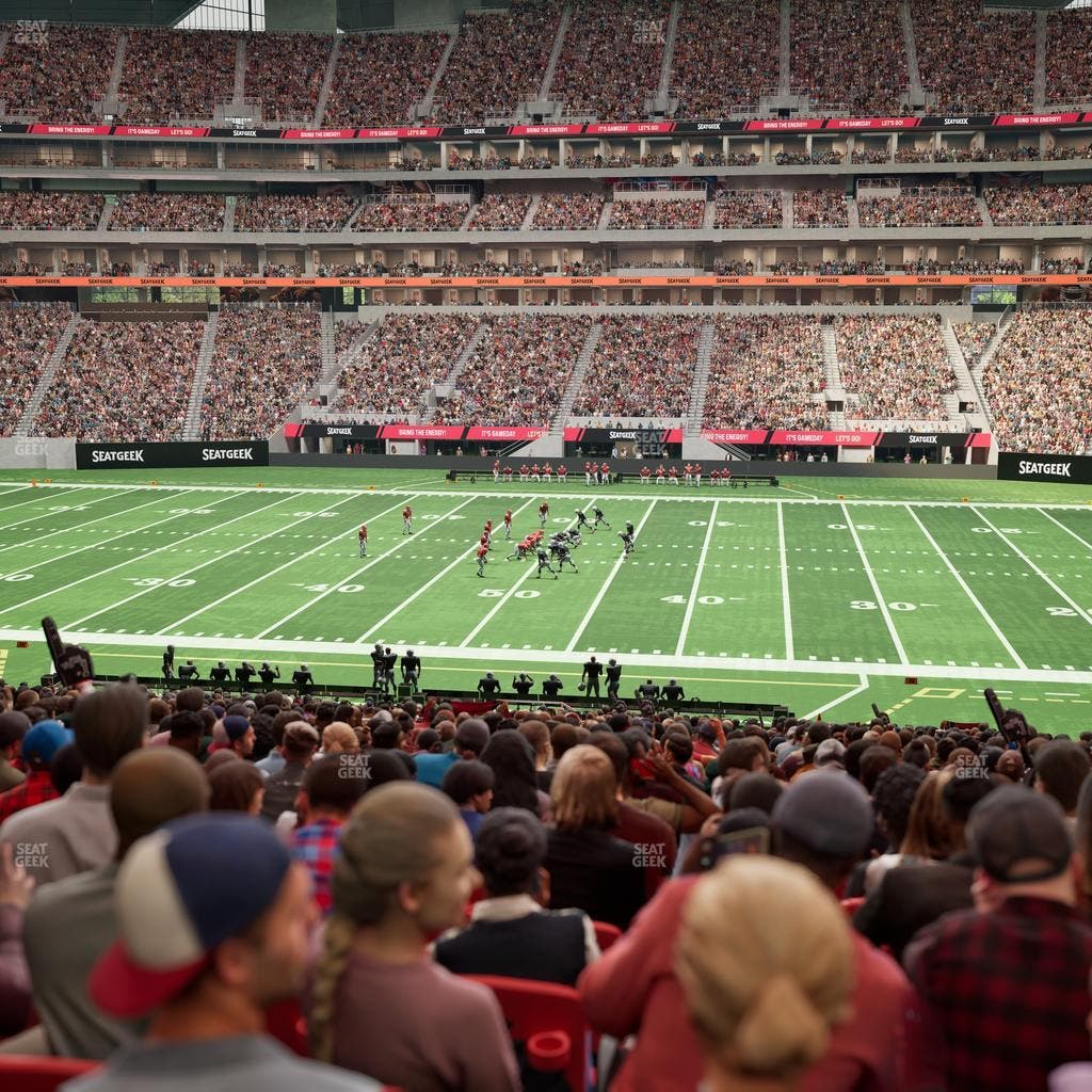 Mercedes-Benz Stadium - Section Club 109 Seat View