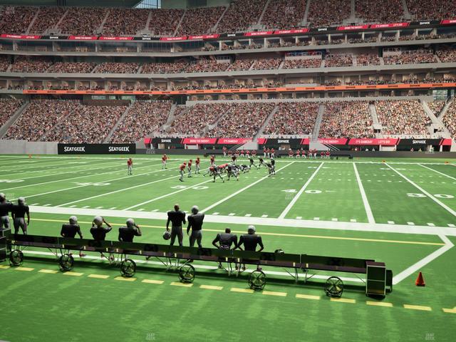 Mercedes-Benz Stadium - Section Club 109 Seat View