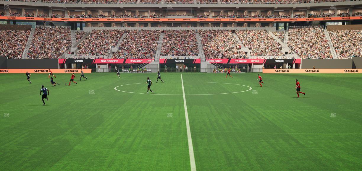 Mercedes-Benz Stadium - Section Club 110 Seat View