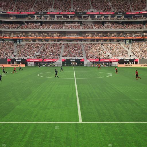 Mercedes-Benz Stadium - Section Club 110 Seat View