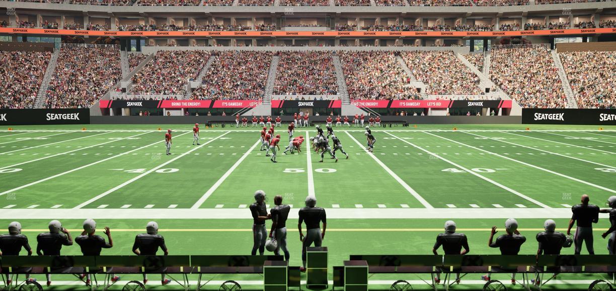 Mercedes-Benz Stadium - Section Club 110 Seat View