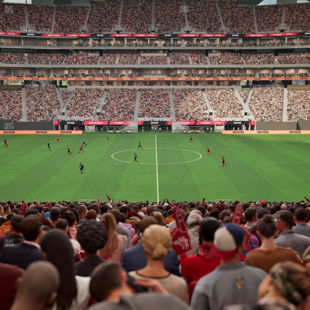 Mercedes-Benz Stadium - Section Club 110 Seat View