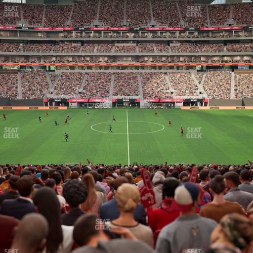 Mercedes-Benz Stadium - Section Club 110 Seat View