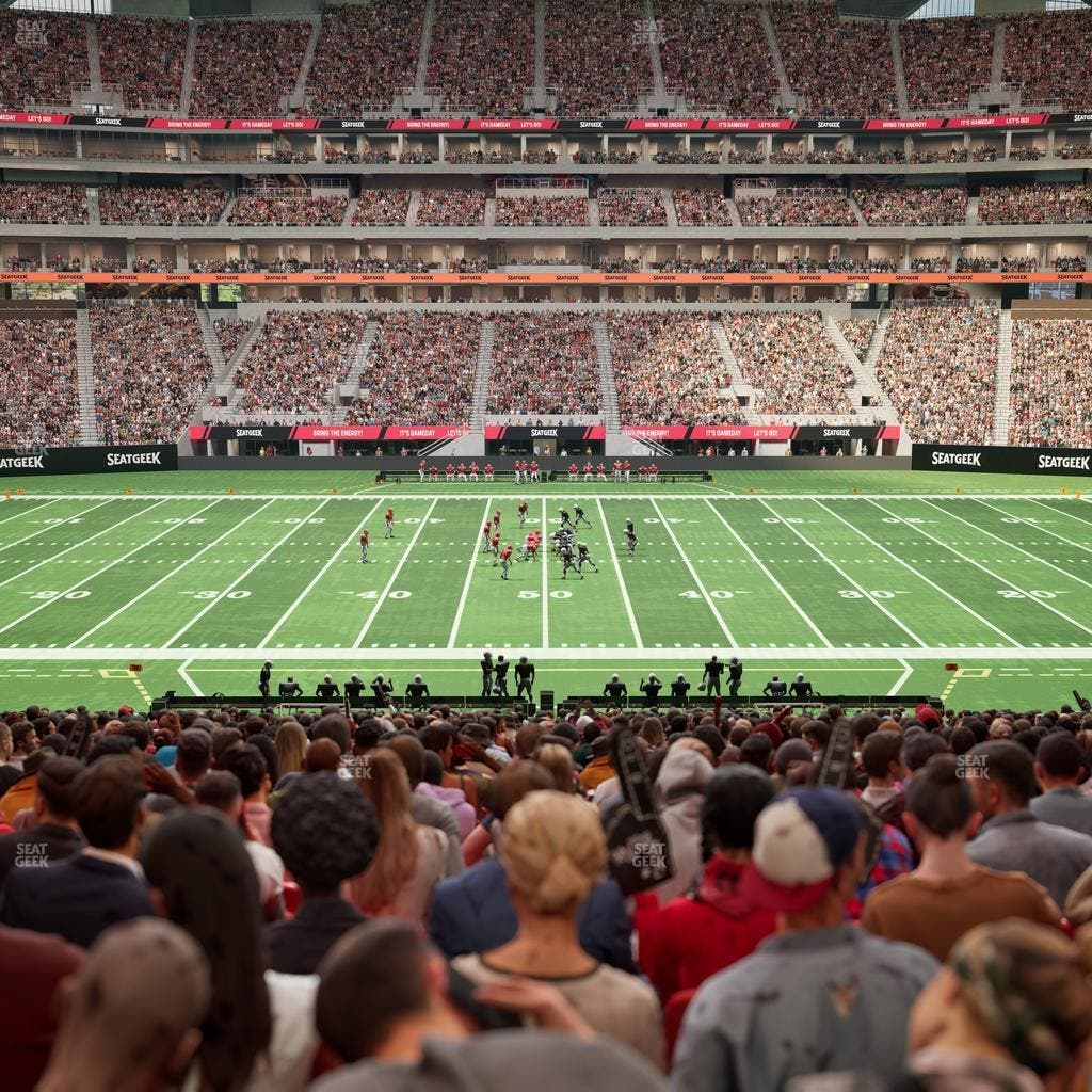 Mercedes-Benz Stadium - Section Club 110 Seat View