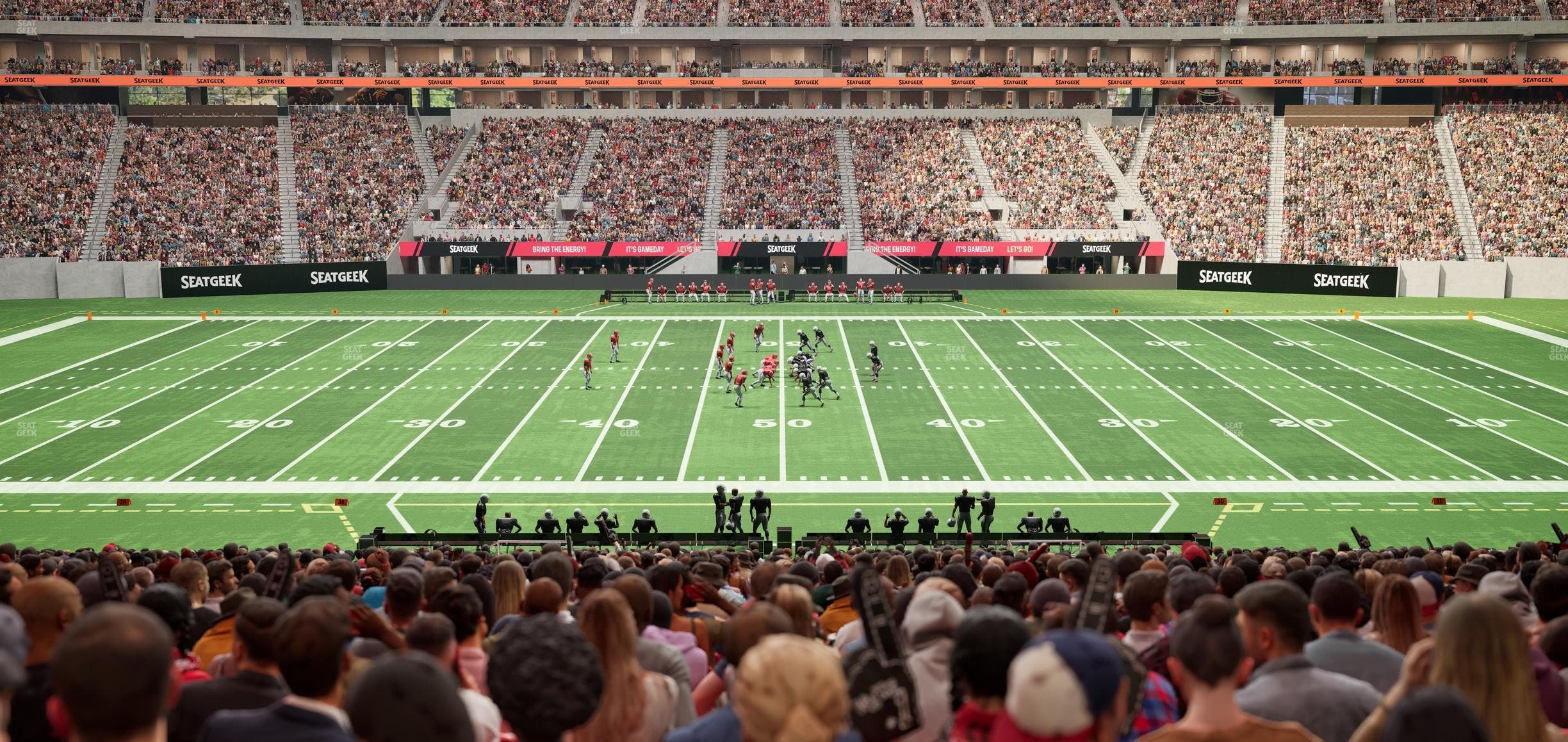 Mercedes-Benz Stadium - Section Club 110 Seat View