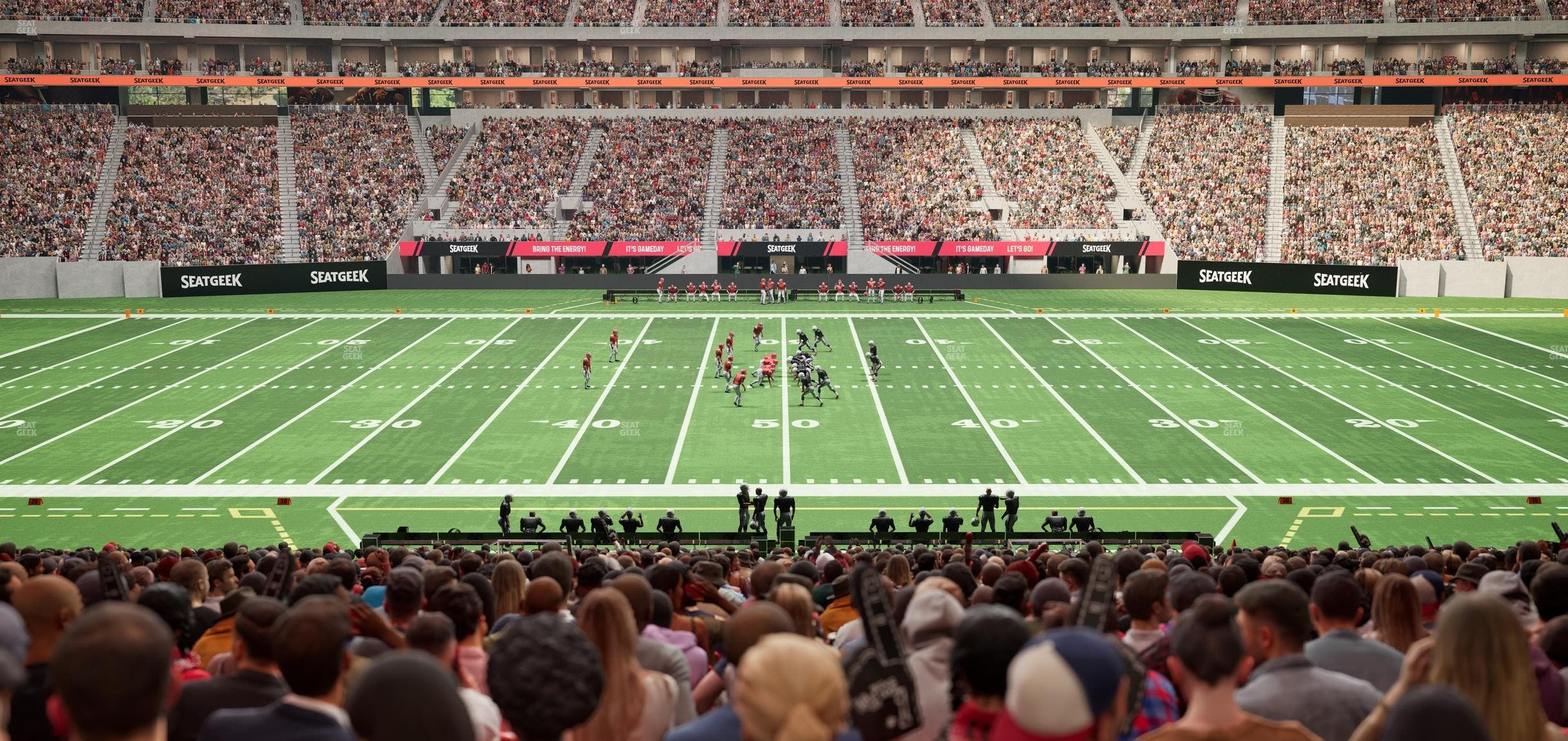 Mercedes-Benz Stadium - Section Club 110 Seat View