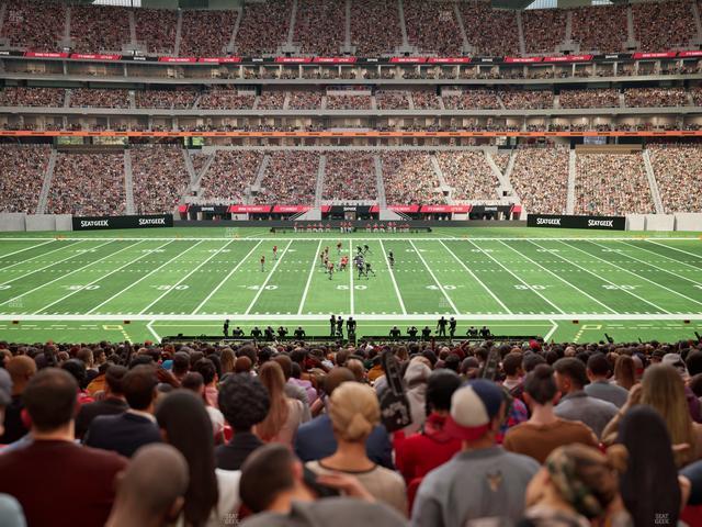 Mercedes-Benz Stadium - Section Club 110 Seat View