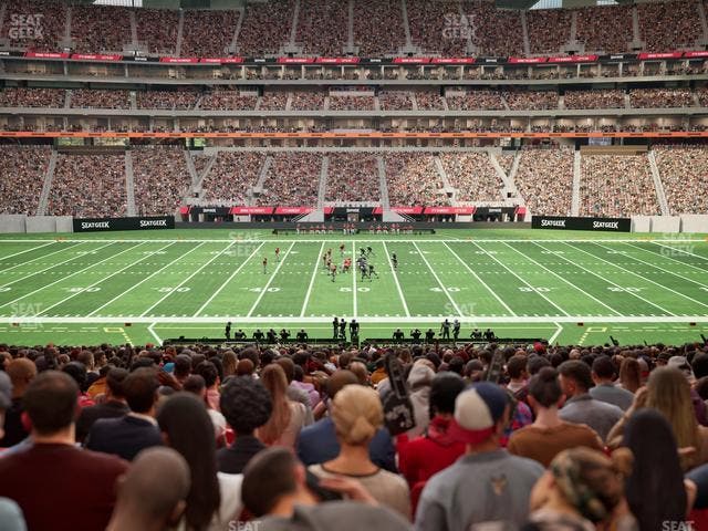 Mercedes-Benz Stadium - Section Club 110 Seat View
