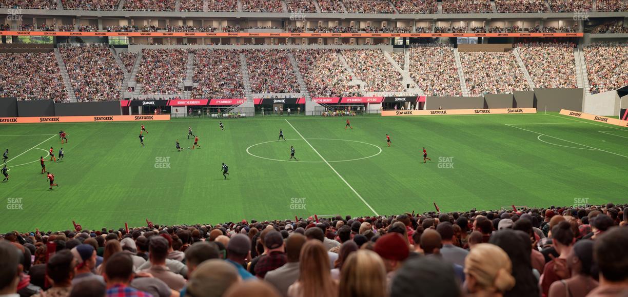 Mercedes-Benz Stadium - Section Club 111 Seat View