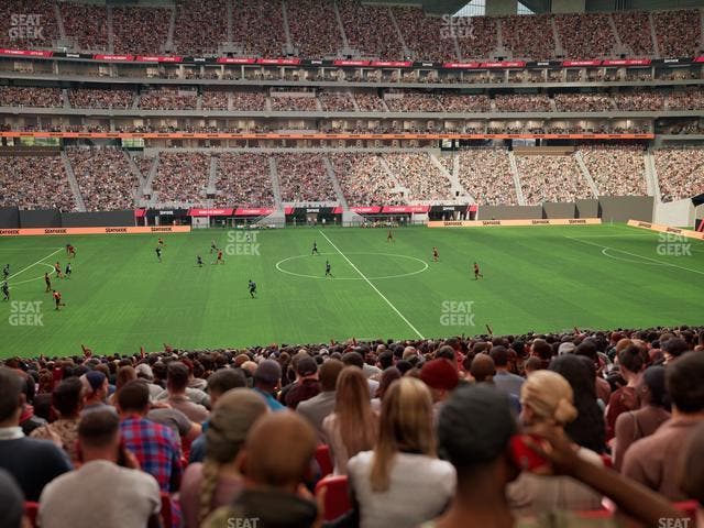 Mercedes-Benz Stadium - Section Club 111 Seat View