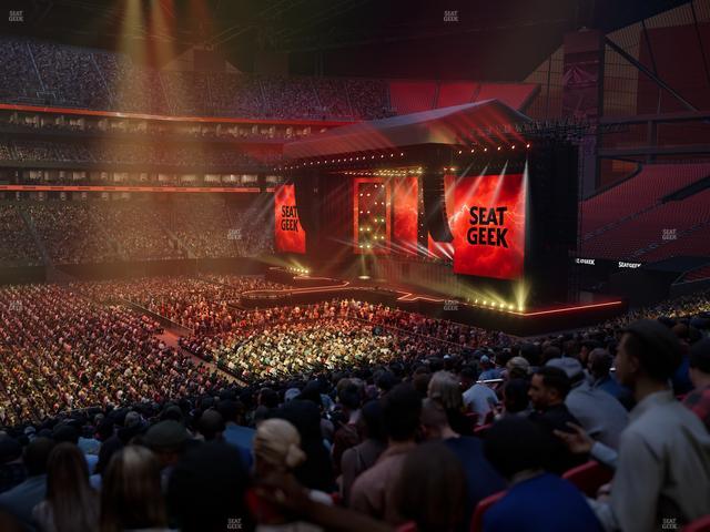 Mercedes-Benz Stadium - Section Club 111 Seat View