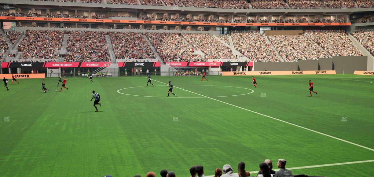 Mercedes-Benz Stadium - Section Club 111 Seat View