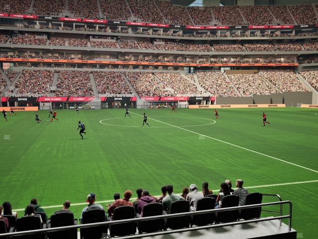 Mercedes-Benz Stadium - Section Club 111 Seat View