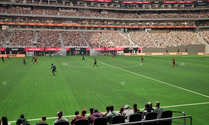 Mercedes-Benz Stadium - Section Club 111 Seat View