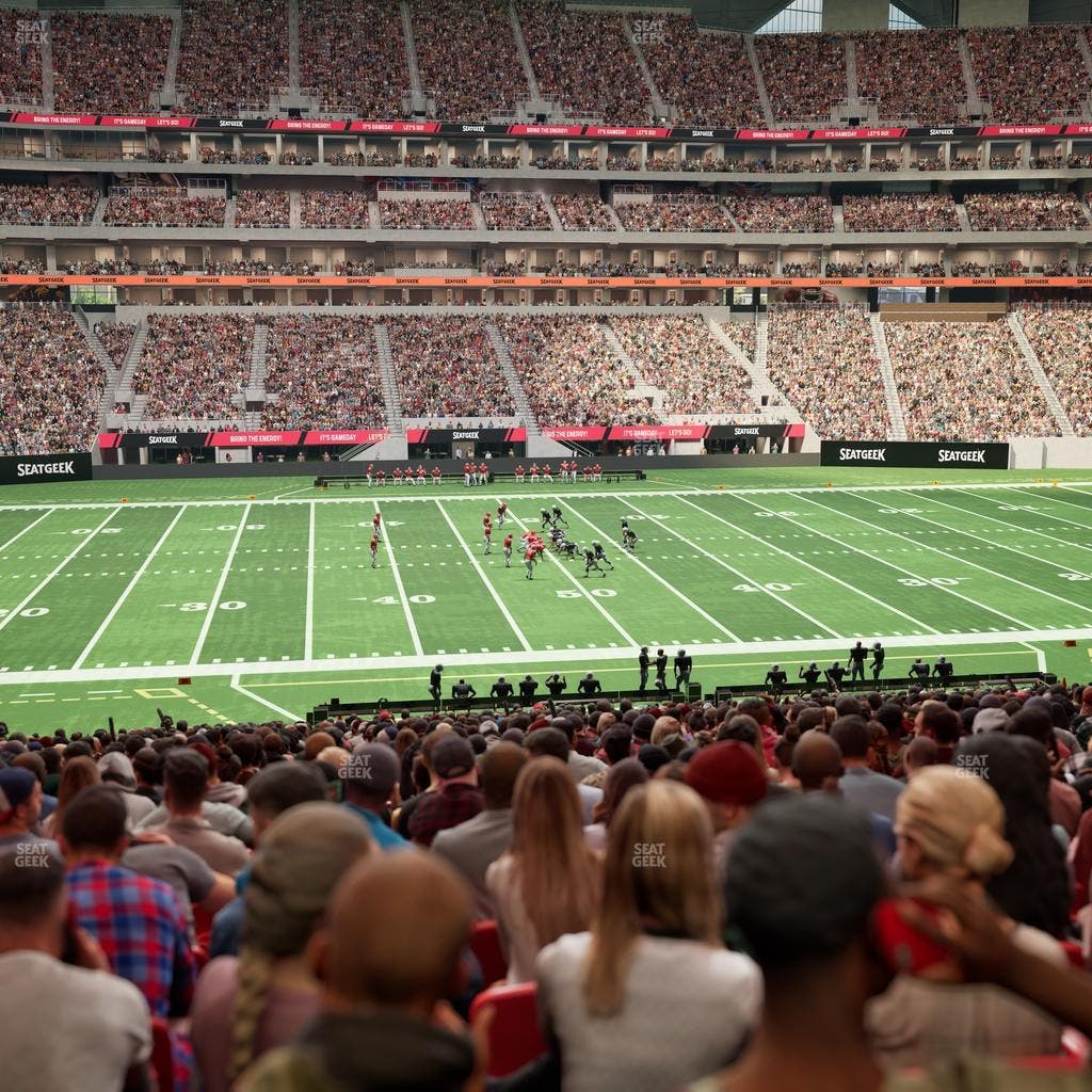 Mercedes-Benz Stadium - Section Club 111 Seat View