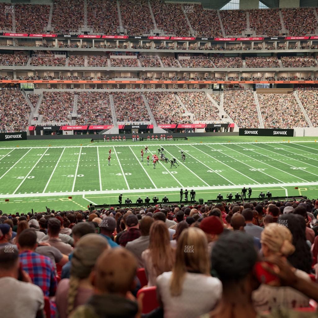 Mercedes-Benz Stadium - Section Club 111 Seat View